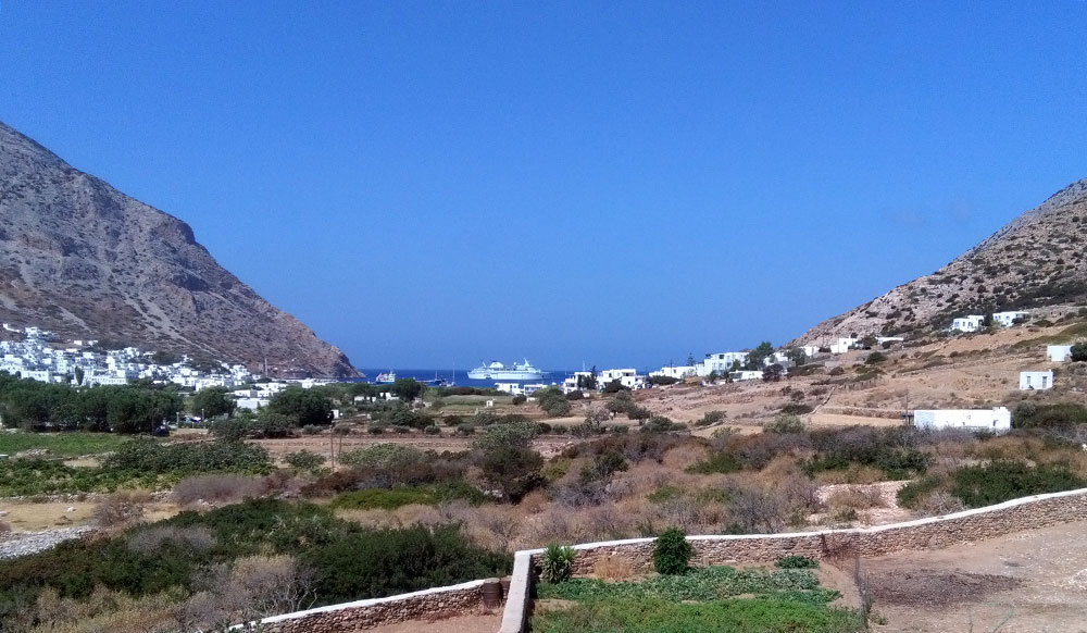 Katerina rooms in Agia Marina of Kamares with magical sunset views