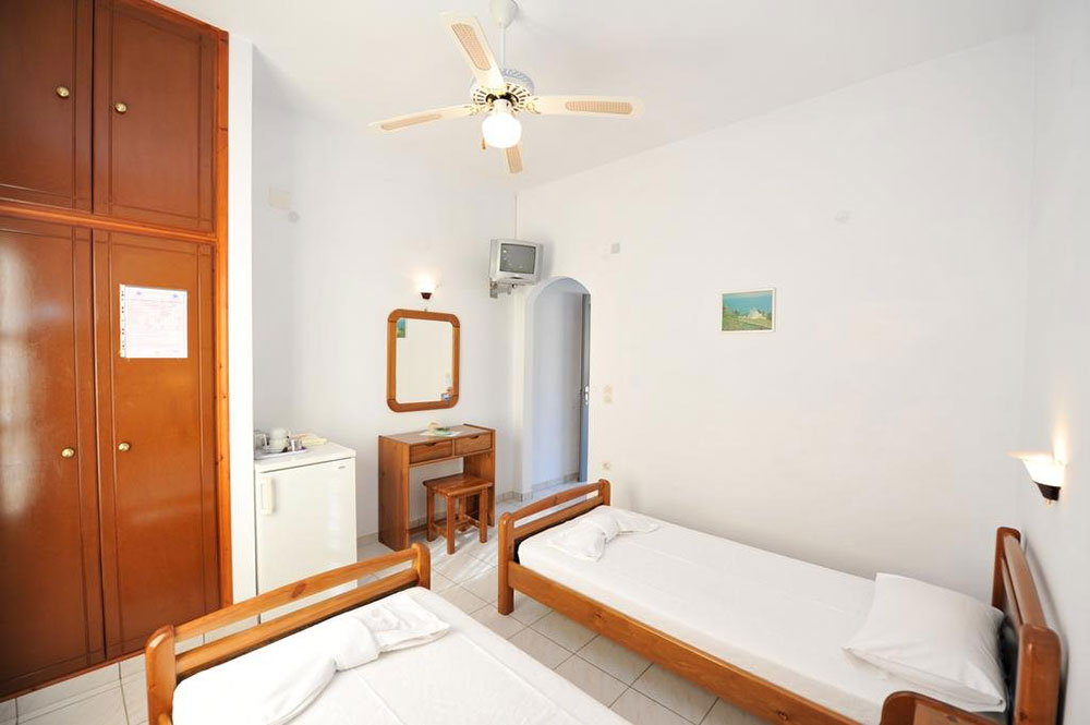 Katerina rooms in Agia Marina of Kamares with magical sunset views