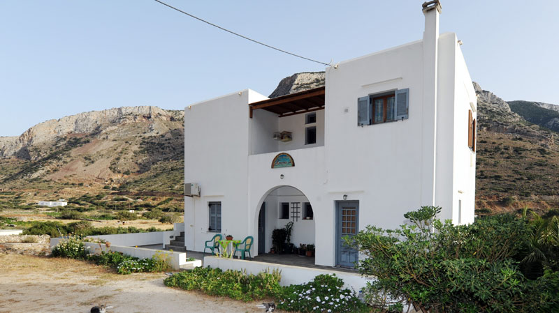 Katerina rooms in Agia Marina of Kamares with magical sunset views