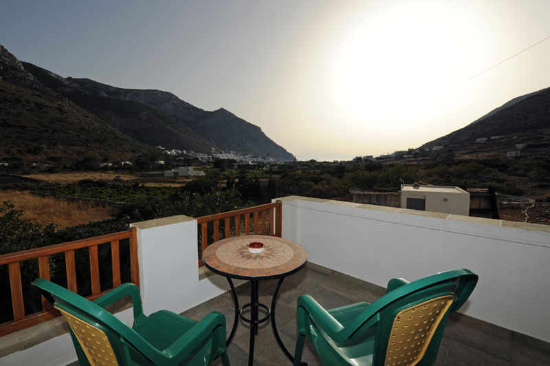 Katerina rooms in Agia Marina of Kamares with magical sunset views