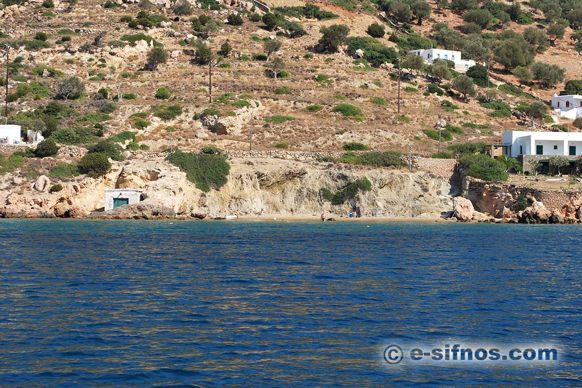 Der geheime Strand von Vathi auf Sifnos