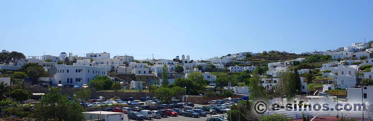 Apollonia, die Hauptstadt von Sifnos
