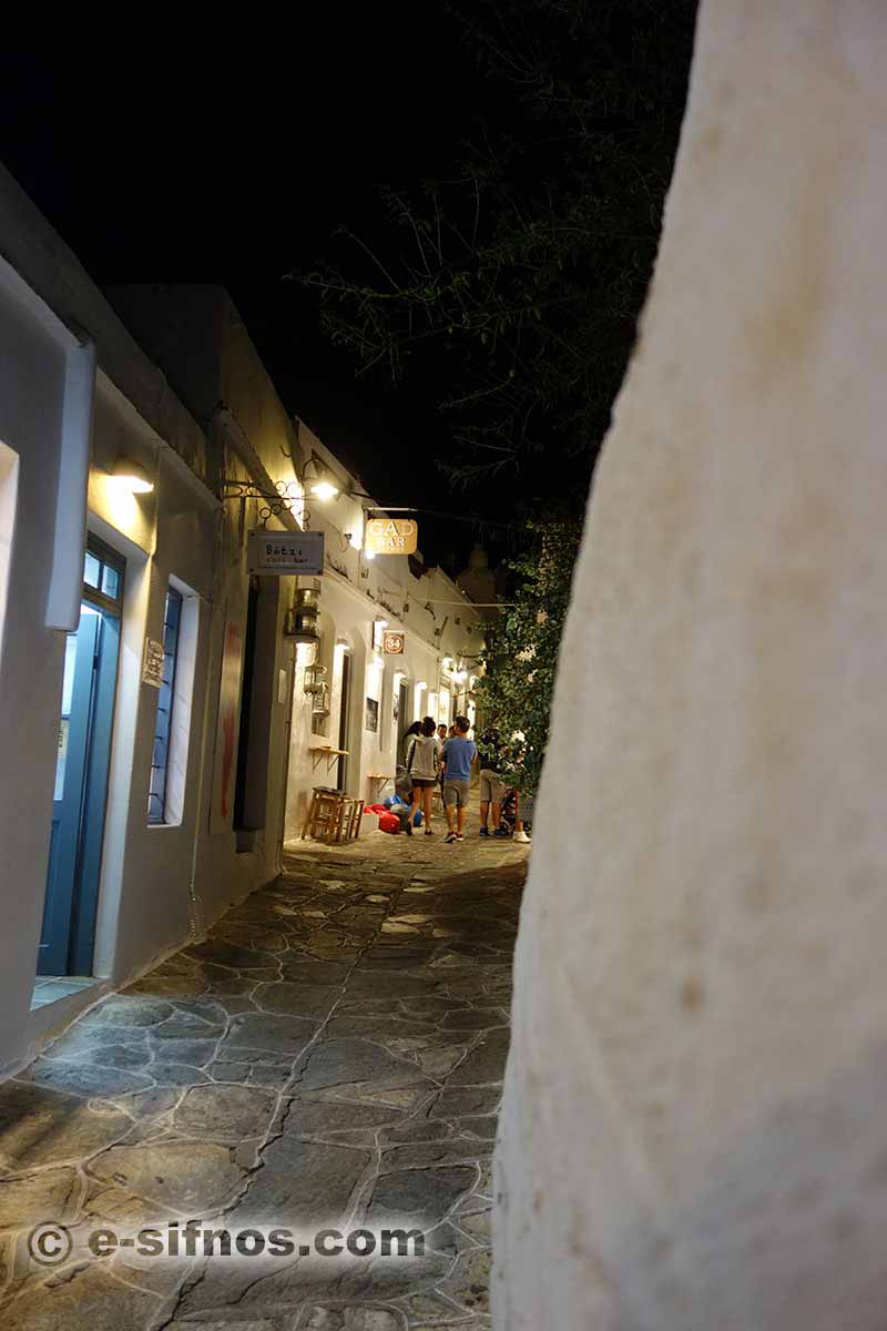 Die zentrale Gasse von Apollonia