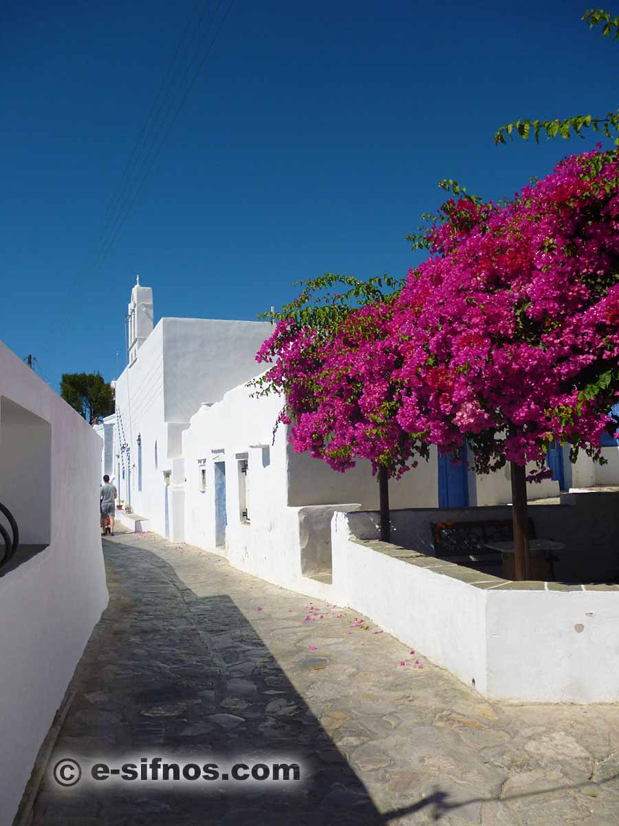 Spaziergang durch die Hauptgasse von Artemonas