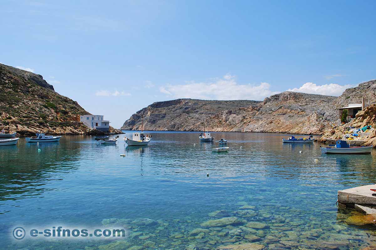 Ruhe in der Bucht von Cheronissos