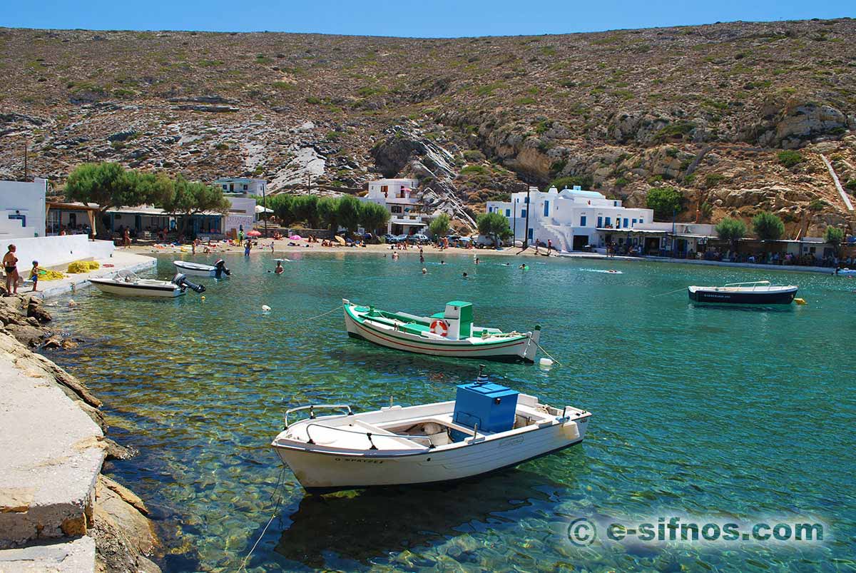 Der Strand von Cheronissos