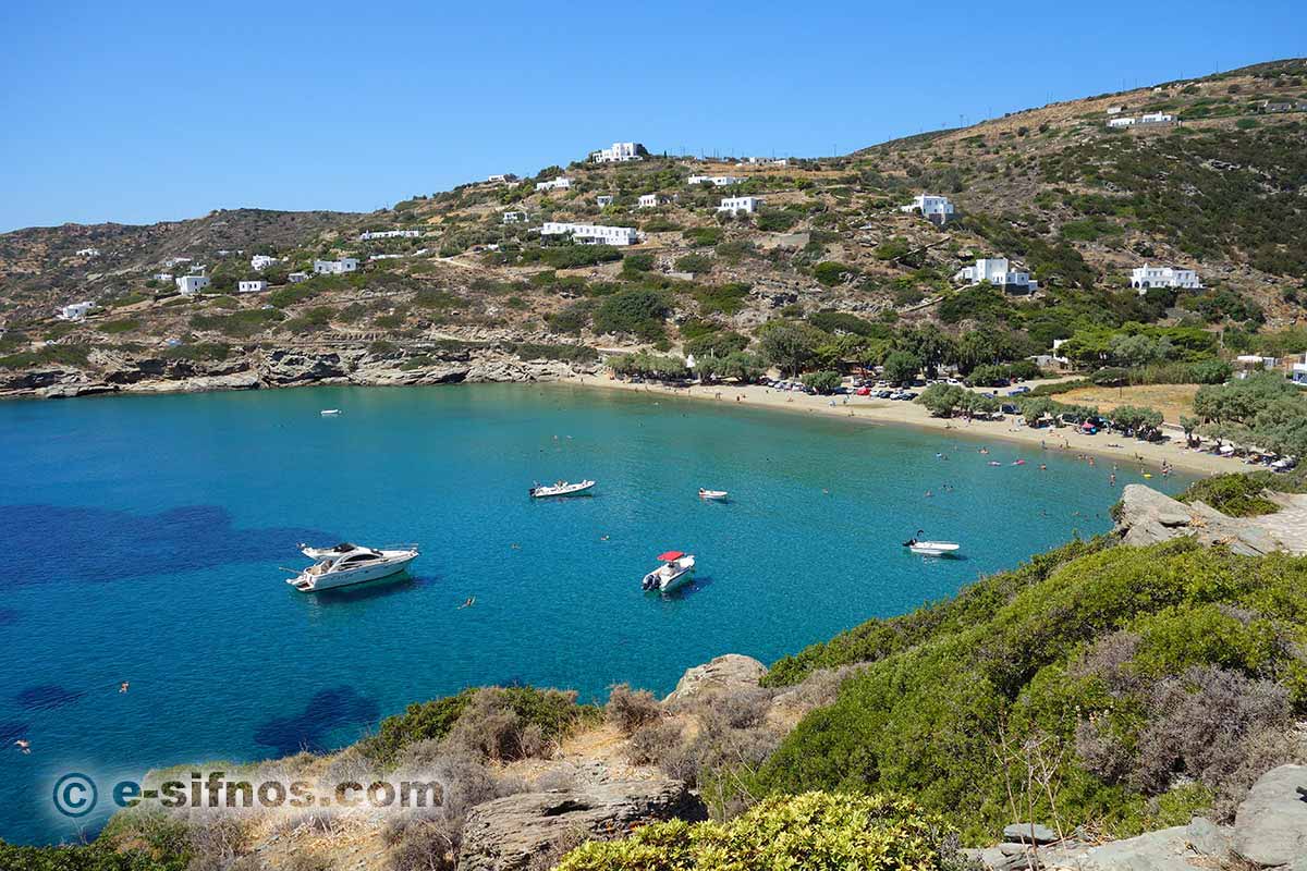 Strand Apokofto auf Sifnos