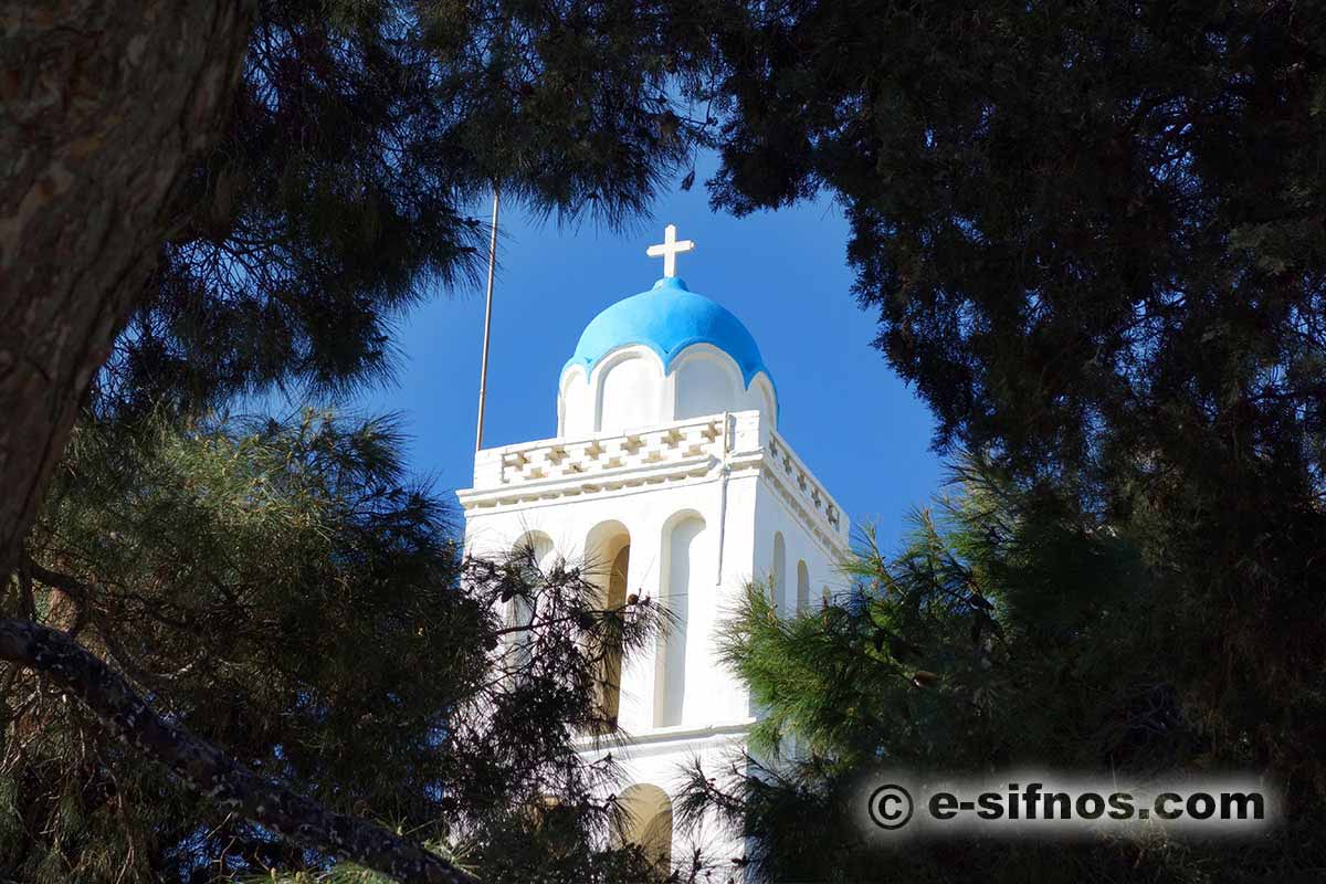 Die Kirche Ai Giannis in Kato Petali