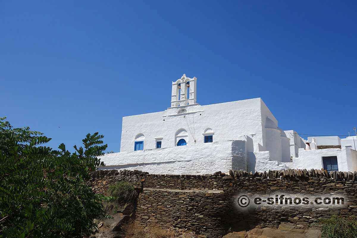 Die Kirche Panagia Gournia in Pano Petali
