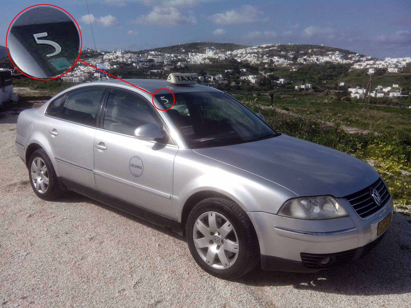 Taxi auf Sifnos