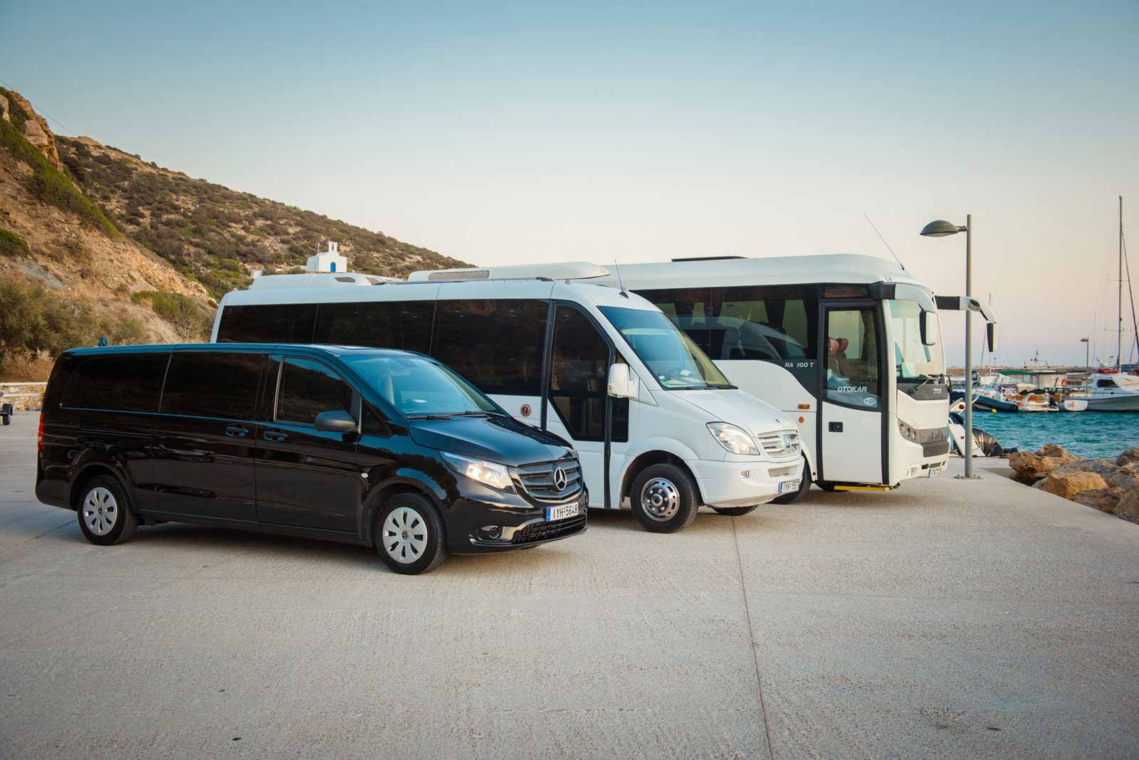 Private Bus-Transfers auf Sifnos
