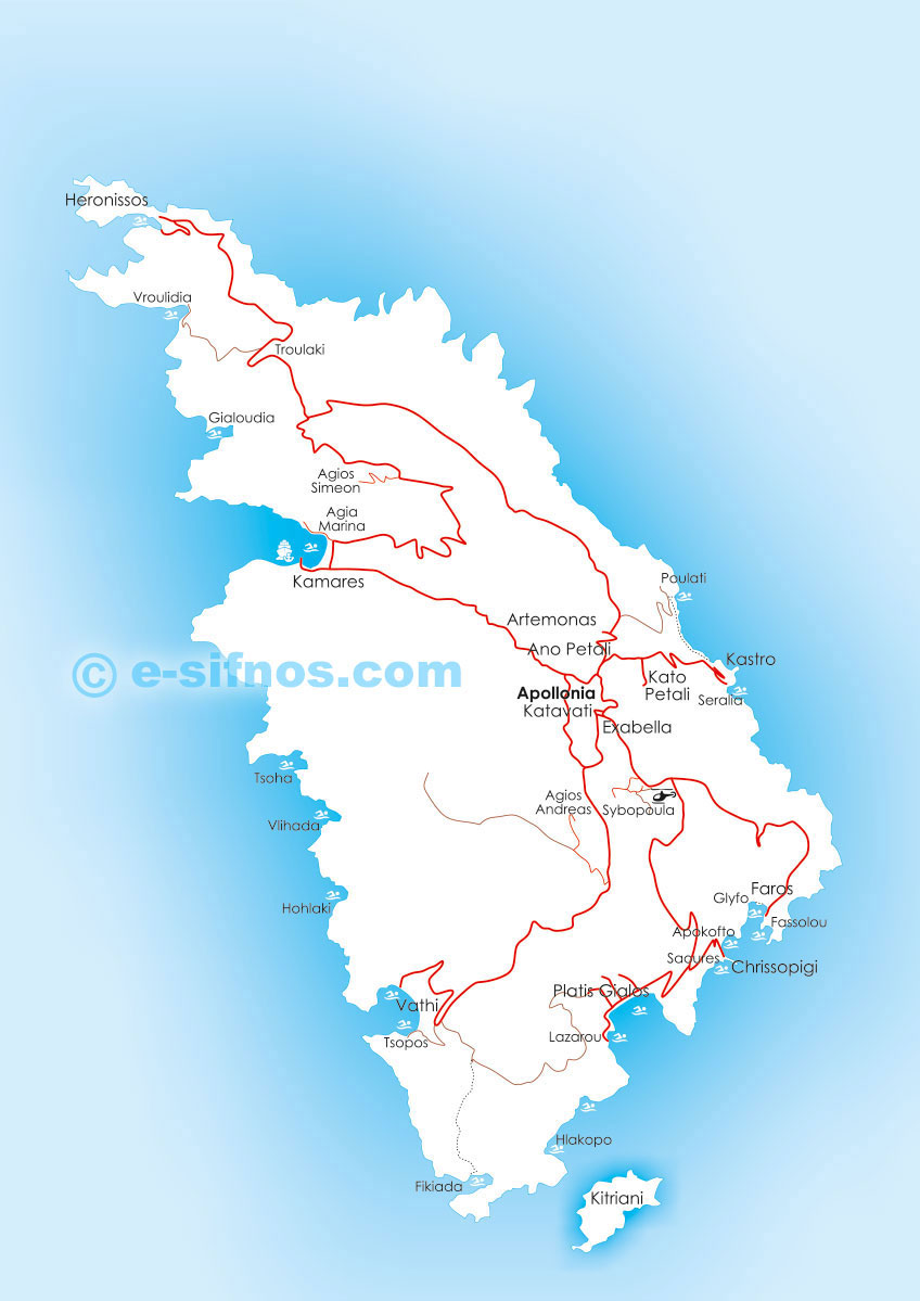 Karte von Sifnos