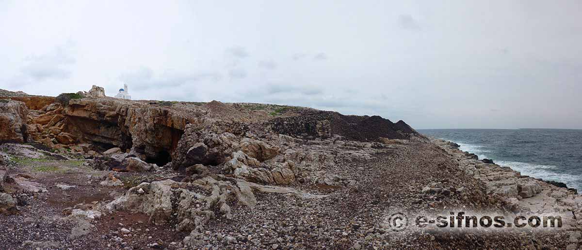 Die antiken Minen von Agios Sostis auf Sifnos