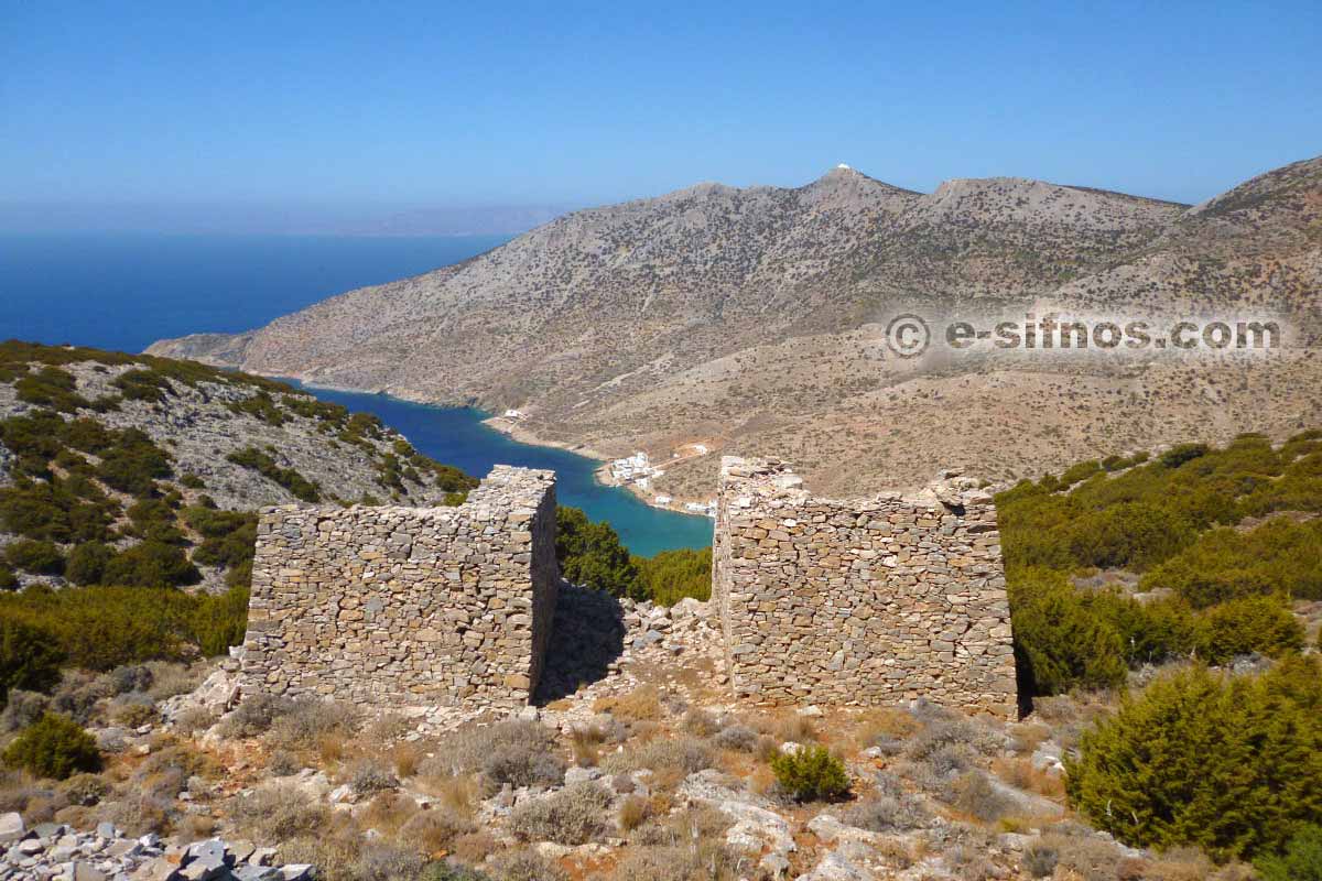 Anlagen antiker Minen auf Sifnos