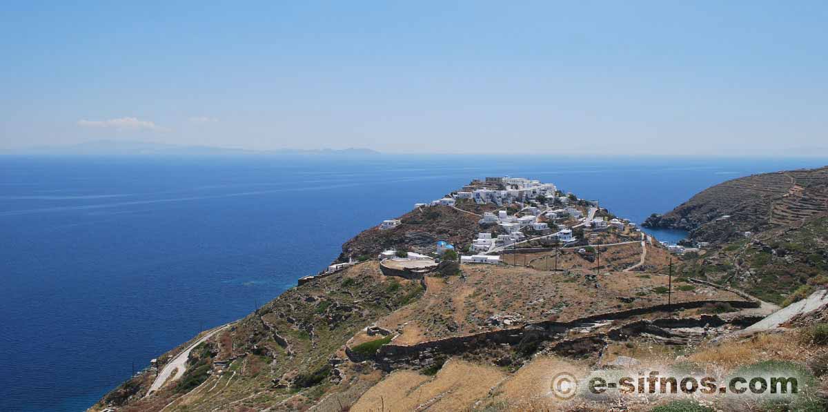Das Dorf Kastro auf Sifnos
