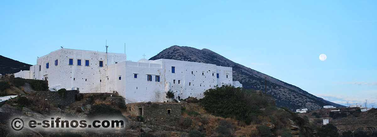 Die Kirche Panagia Vrissiani auf Sifnos