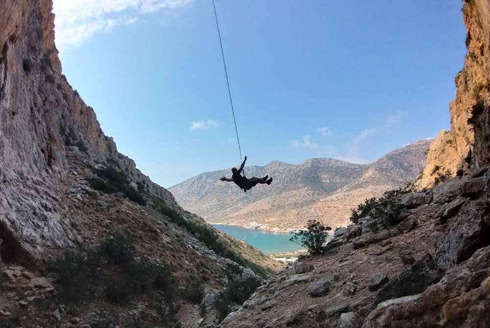 Seilschaukel auf Sifnos