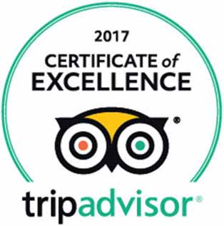 Certificate of Excellence von TripAdvisor