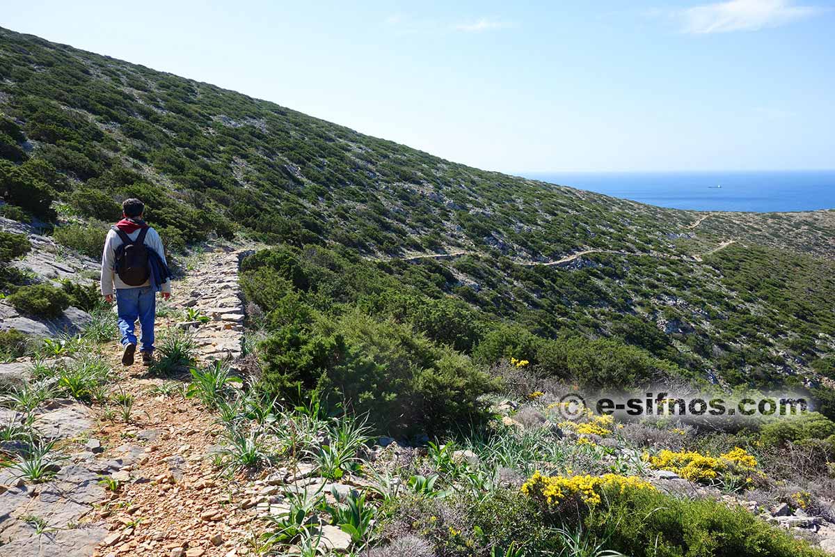 Der Weg zur Kapelle Ai Nikolas in Cheronissos