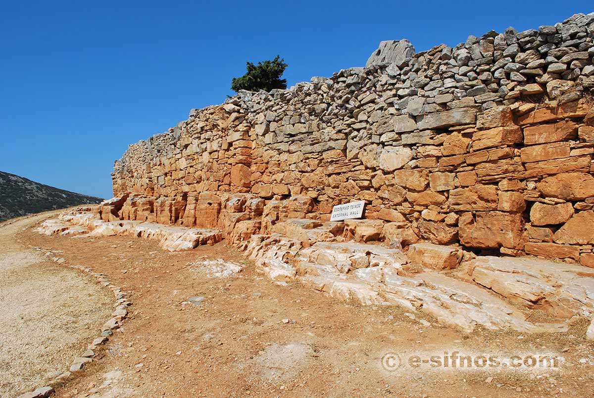 Antike Akropolis des Heiligen Andreas auf Sifnos