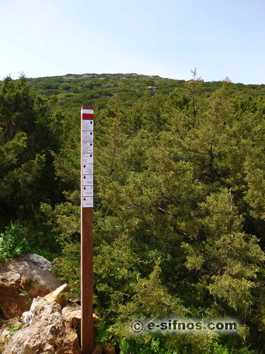 Beschilderung der Wanderwege